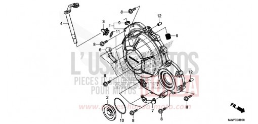 PANNEAU CARTER-MOTEUR D. CBR500RAG de 2016